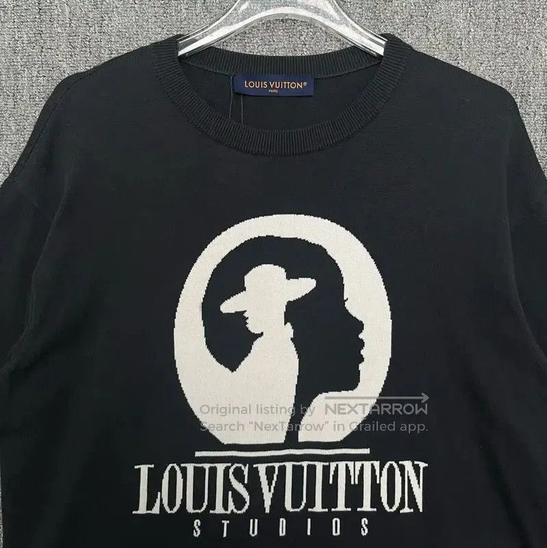 Louis Vuitton Louis Vuitton Black Cotton Men's T-shirt . Size US L / EU 52-54 / 3 - 4 Thumbnail