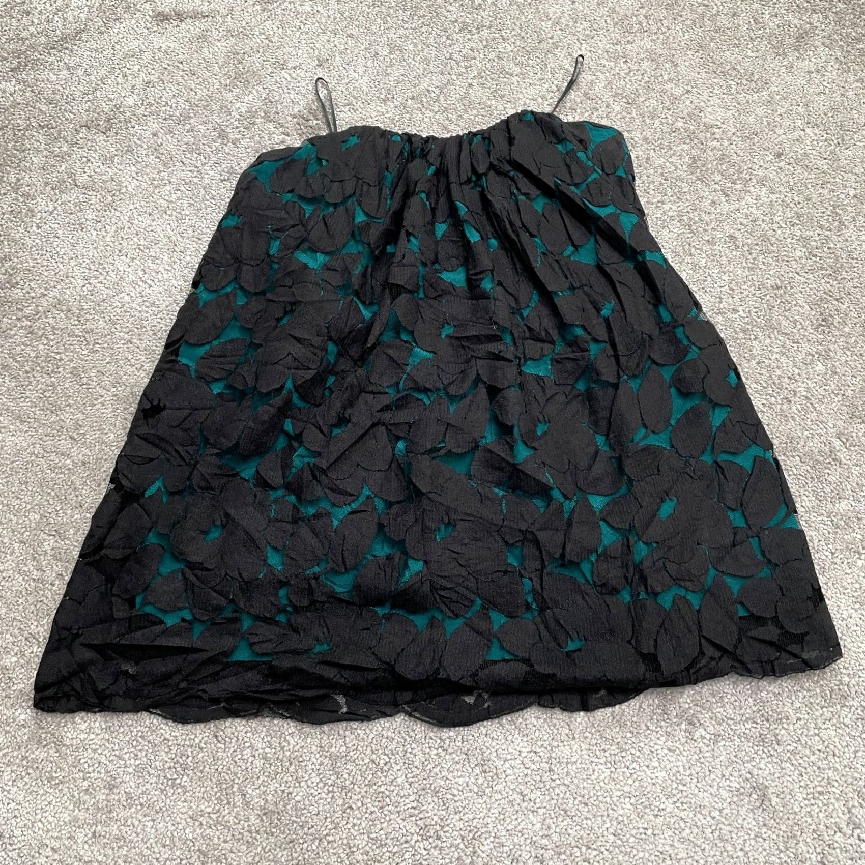 Vintage VINTAGE Leona By Lauren Leonard Strapless Wired Blouse Womens 4 Black Silk Lace Shirt Sleeveless Bohemian Classic Outdoor Size S / US 4 / IT 40 - 2 Thumbnail