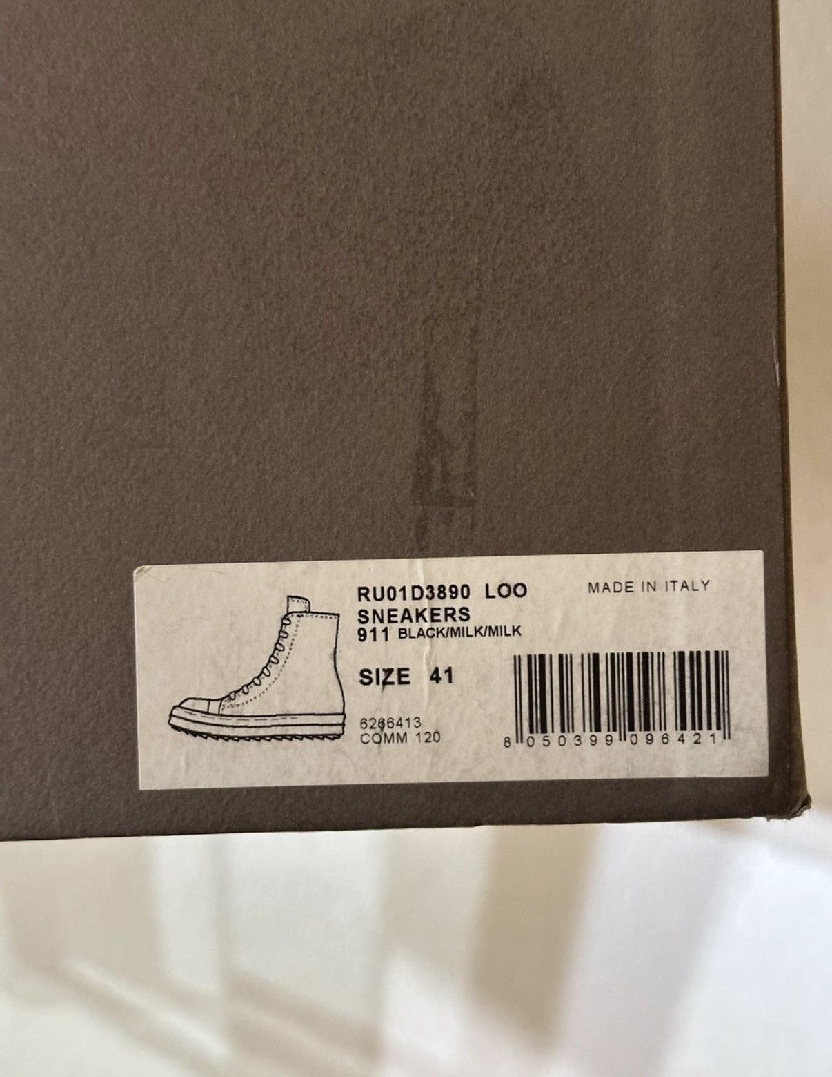 Rick Owens Rick Owens Mainline High-Top Big Converse Shiny Calfskin Size US 8 / EU 41 - 9 Thumbnail