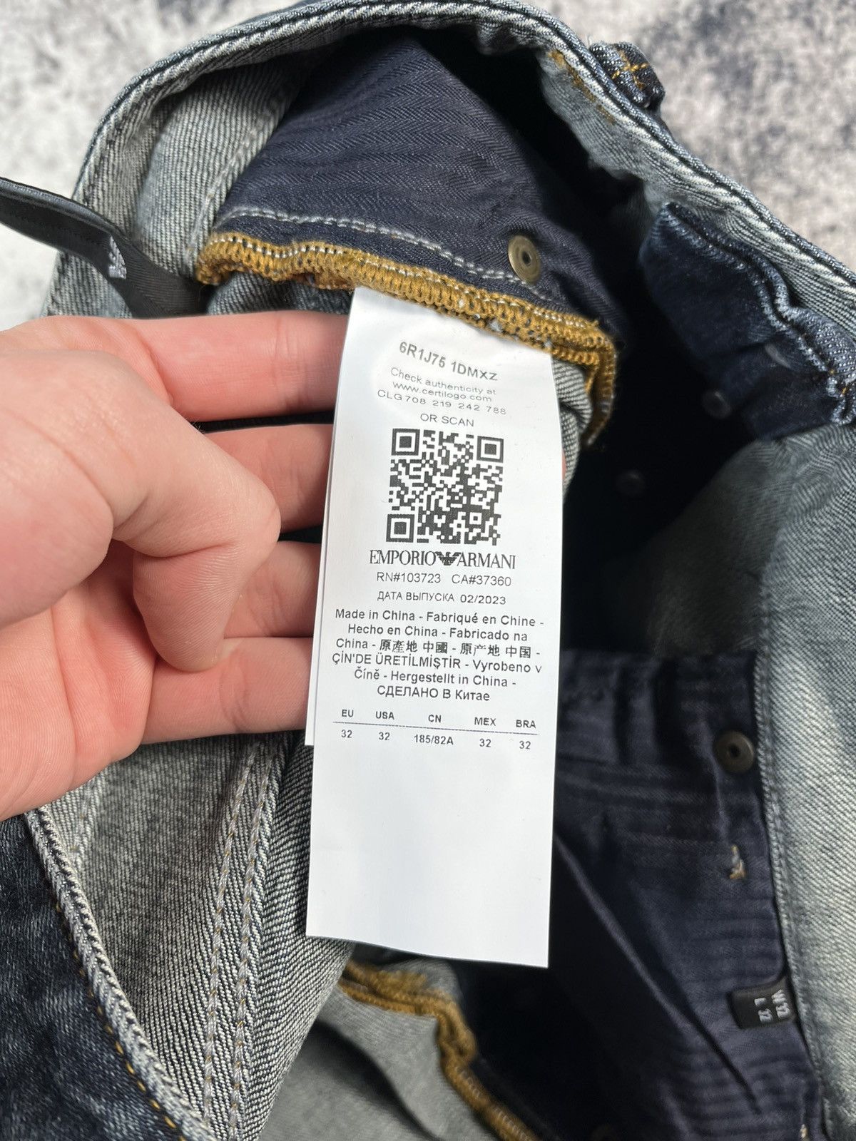 Emporio Armani Armani Jeans Selvedge Denim Size US 32 / EU 48 - 12 Thumbnail