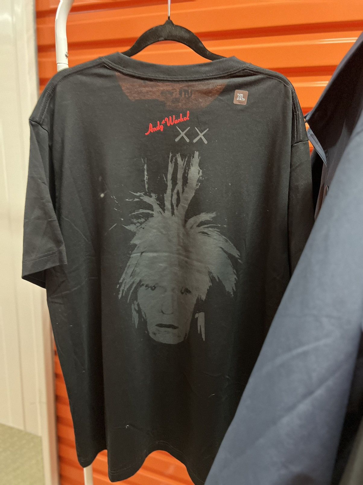 Andy Warhol × Kaws × Uniqlo Kaws Andy Warhol Uniqlo Black XX Face Tshirt Size XL Size US XL / EU 56 / 4 - 4 Thumbnail
