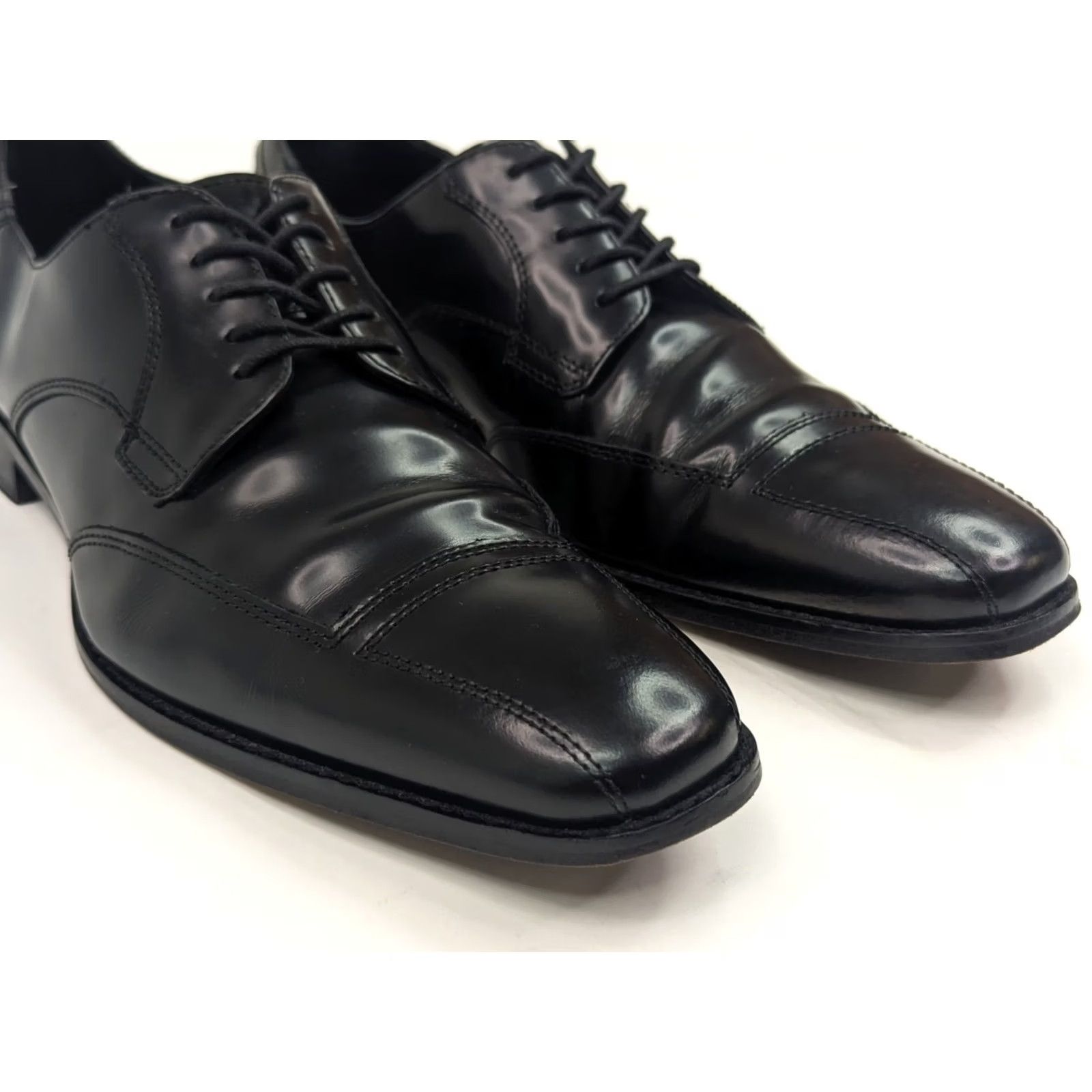 Johnston & Murphy Johnston Murphy Algonquin Oxford Cap Toe Derby Loafer Black 10.5M Men Size ONE SIZE - 3 Thumbnail