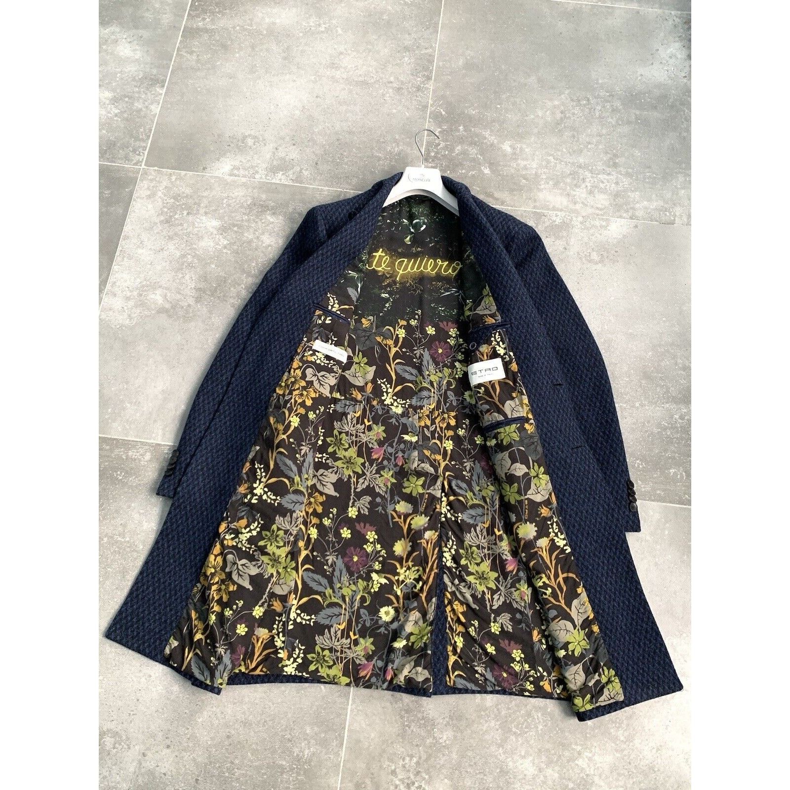 Etro Men's ETRO Long Wool Trench Coat Mac Jacket EU 52 UK 42 L Size US L / EU 52-54 / 3 - 16 Thumbnail