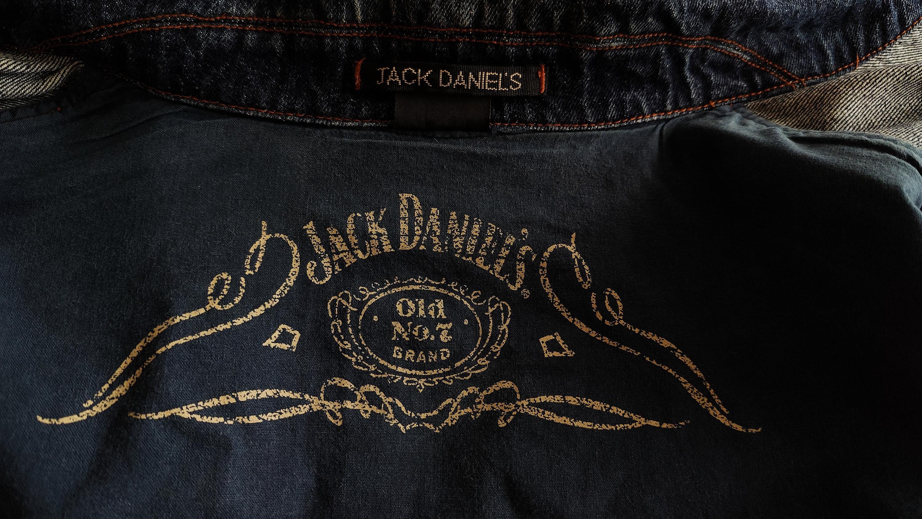 Vintage RARE Jack Daniels Old No 7 Official Vintage Denim Jacket Size US XL / EU 56 / 4 - 11 Thumbnail