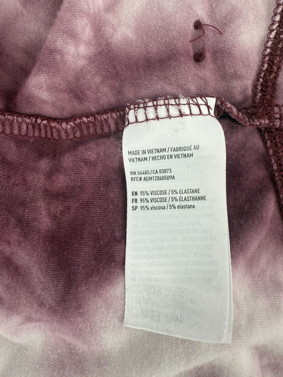 American Eagle Outfitters American Eagle Soft and Sexy Tank Purple Tie Dye Small Size S / US 4 / IT 40 - 8 Thumbnail