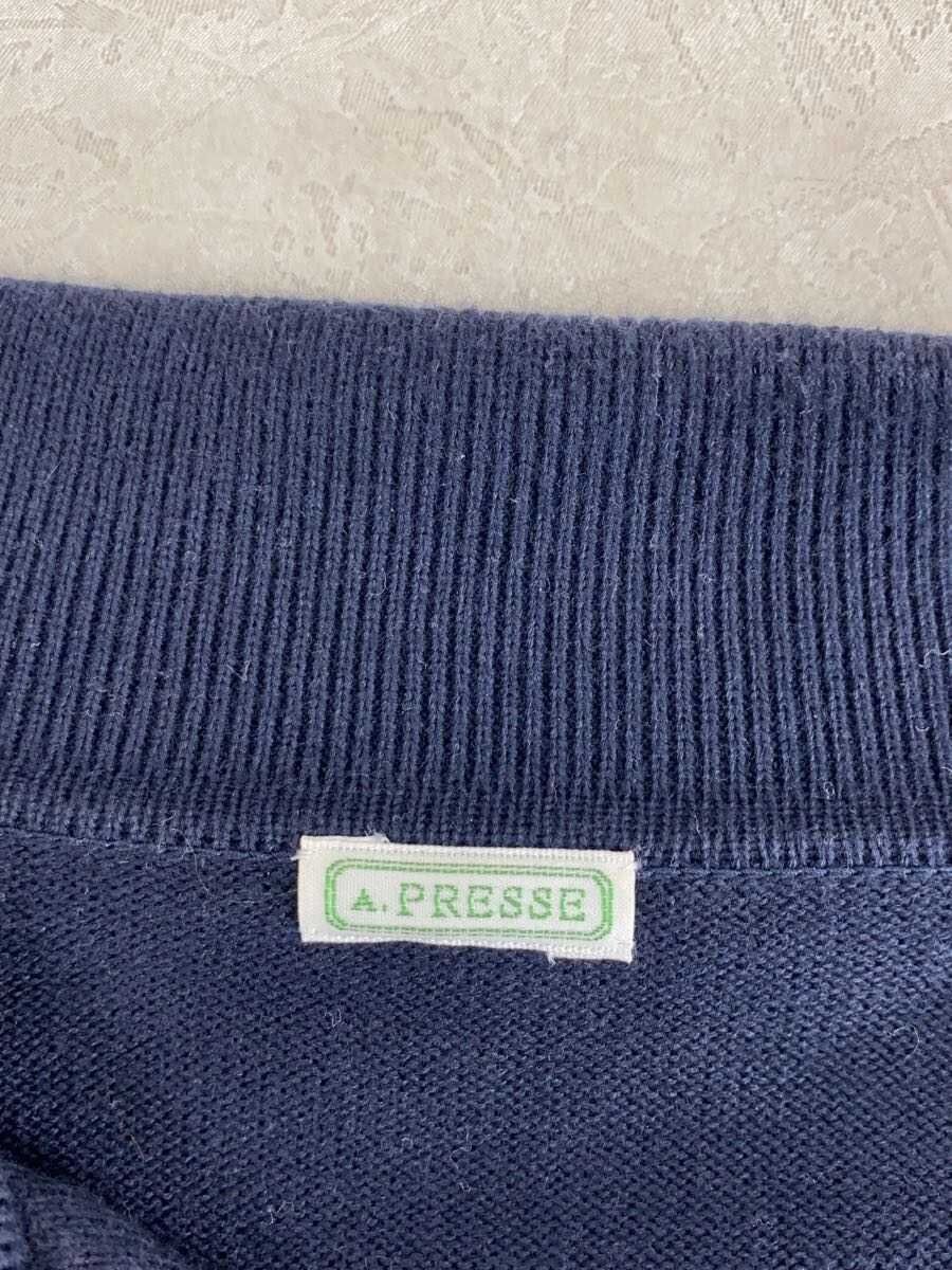 A.PRESSE Blue Cotton 24ss Polo Shirts Size US L / EU 52-54 / 3 - 3 Thumbnail