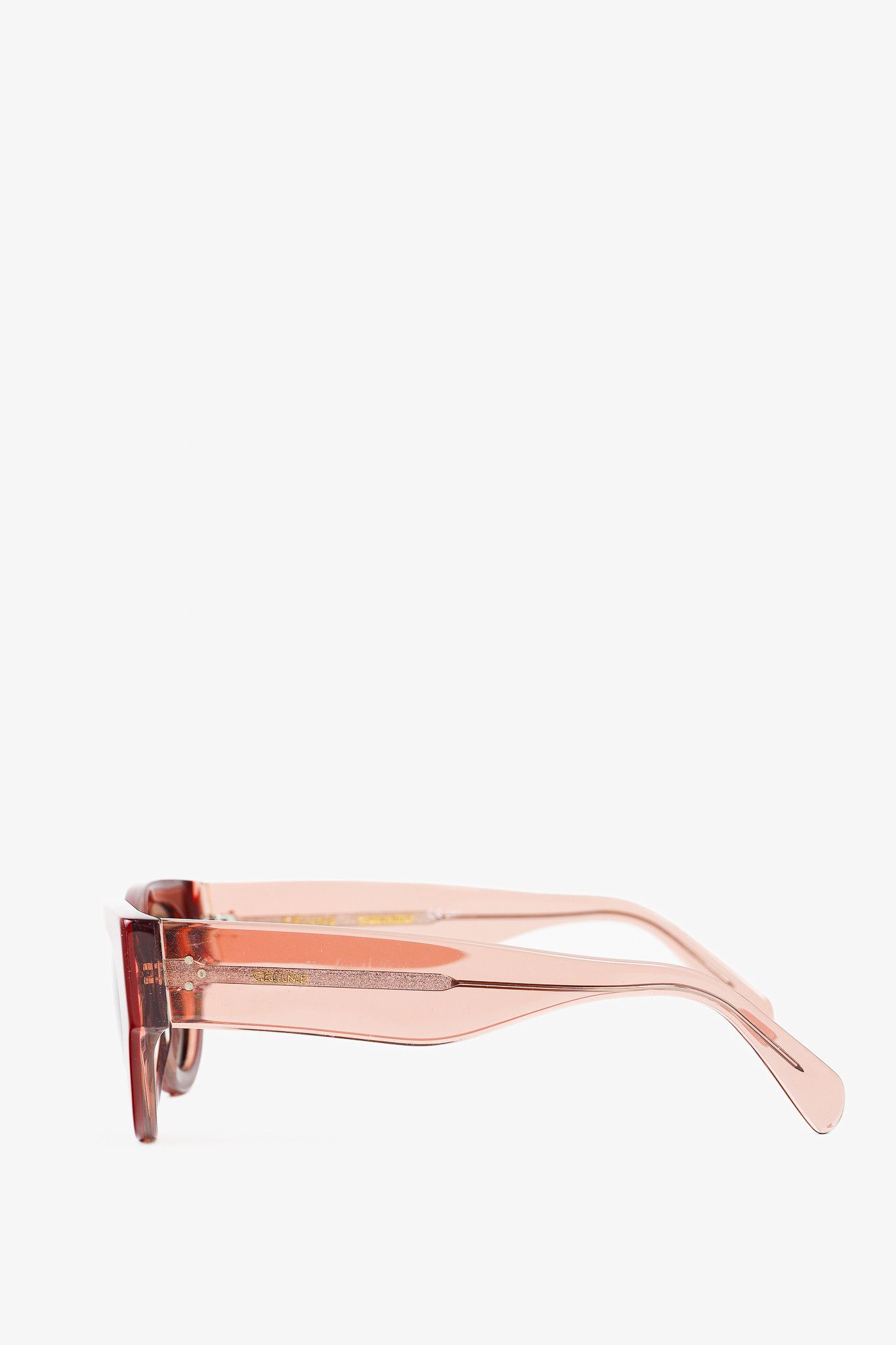 Celine Celine CL 41064/S Brown Retro Style Acetate Sunglasses Size ONE SIZE - 4 Thumbnail