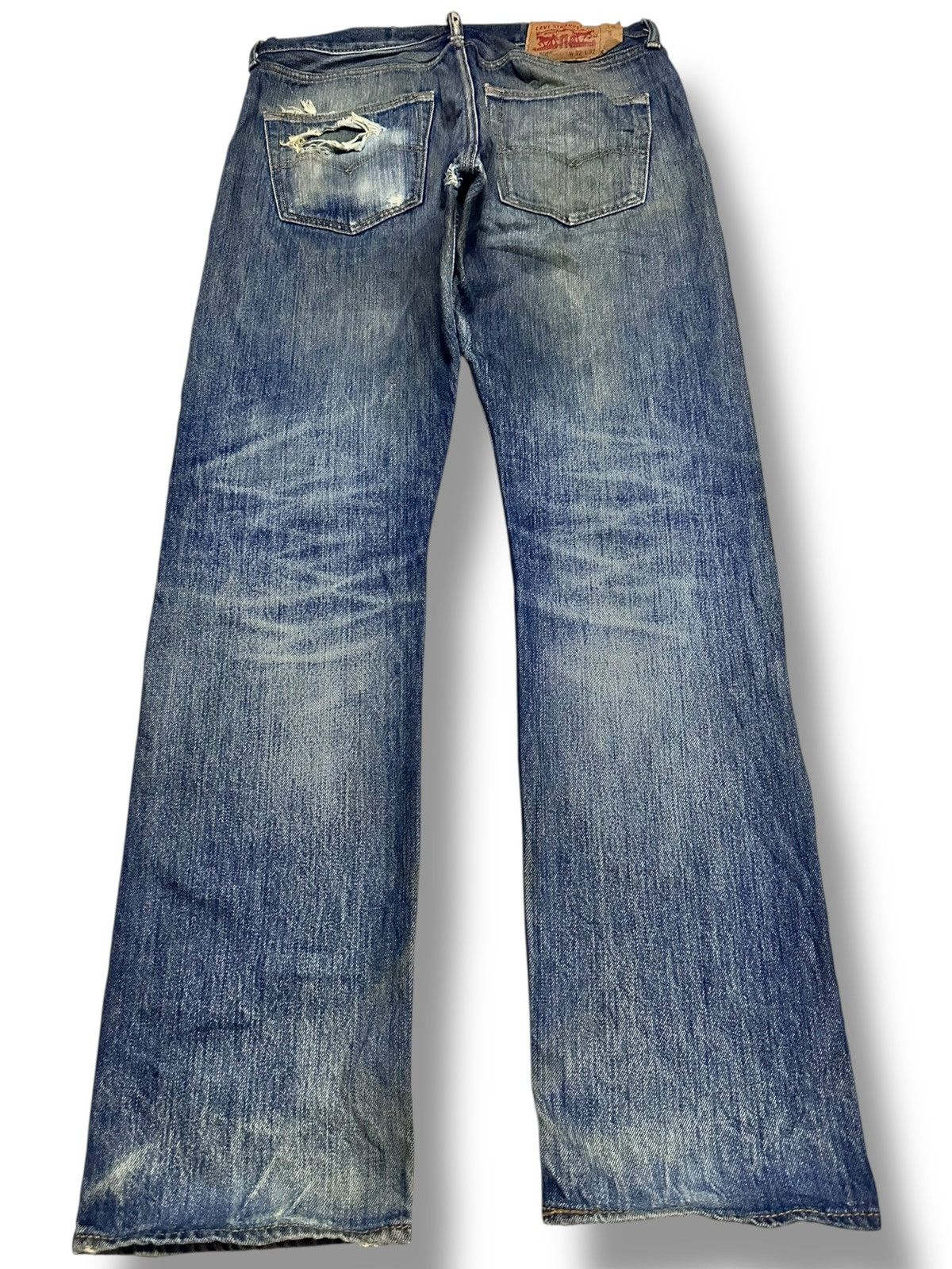 Levi's Levis Straus & Co Straight Loose Style With Faded Wash Size US 33 - 2 Thumbnail