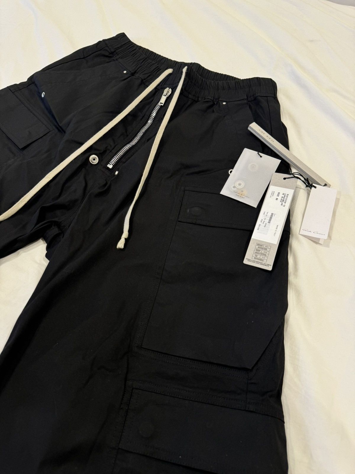 Rick Owens Rick Owens CARGOBELAS BLACK Size US 34 / EU 50 - 3 Thumbnail