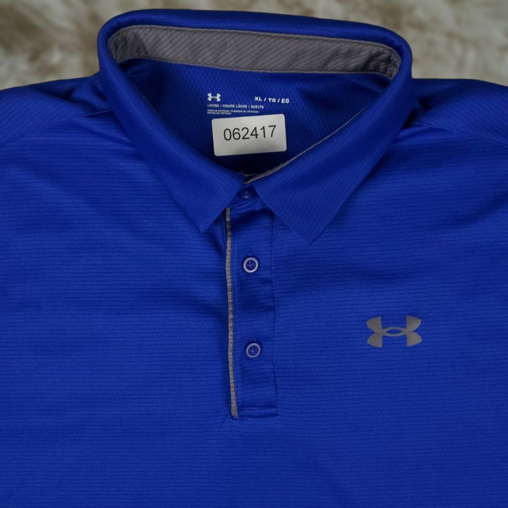 Under Armour Under Armour Polo Shirt Mens Size XL Blue Golf Casual Short Sleeve Polo Shirt Under Armour Mens XL Blue Golf Casual Short Sleeve Polo Shirt Size US XL / EU 56 / 4 - 1 Thumbnail