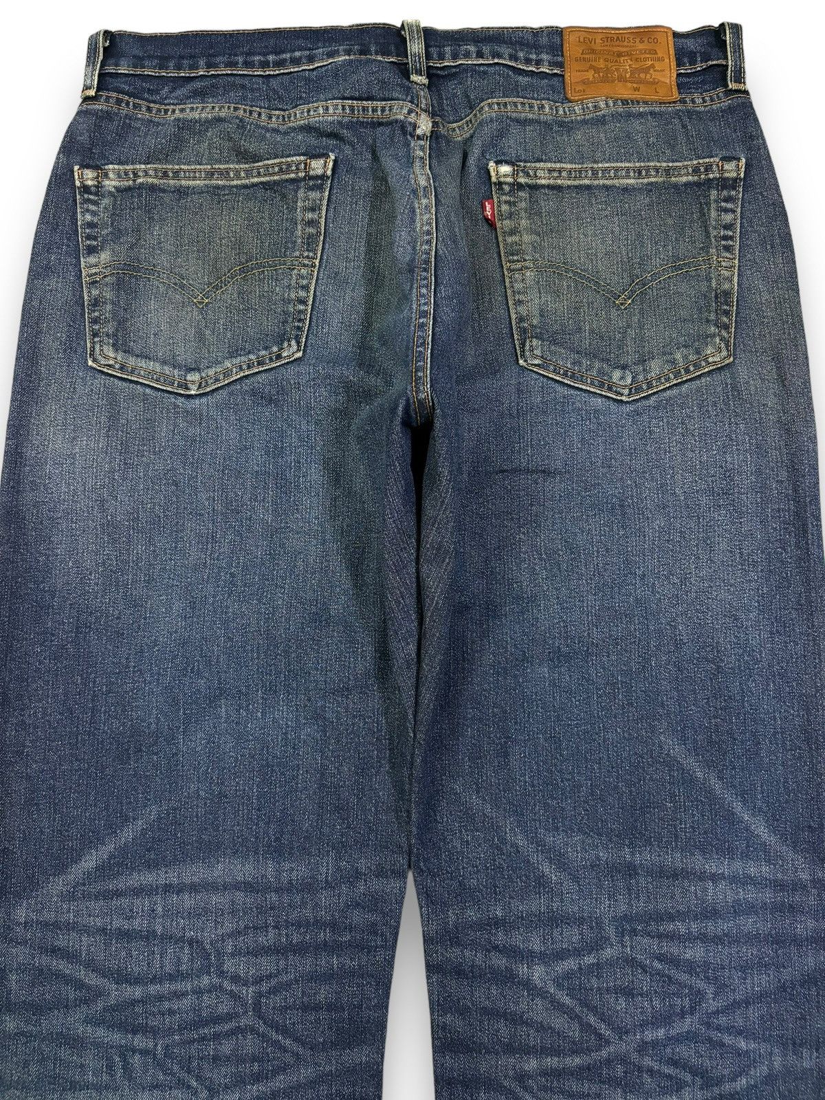 Levi's Vintage Clothing Vintage Y2K Levis Premium Big E Loose Fit Distressed Jeans Size US 34 / EU 50 - 12 Thumbnail