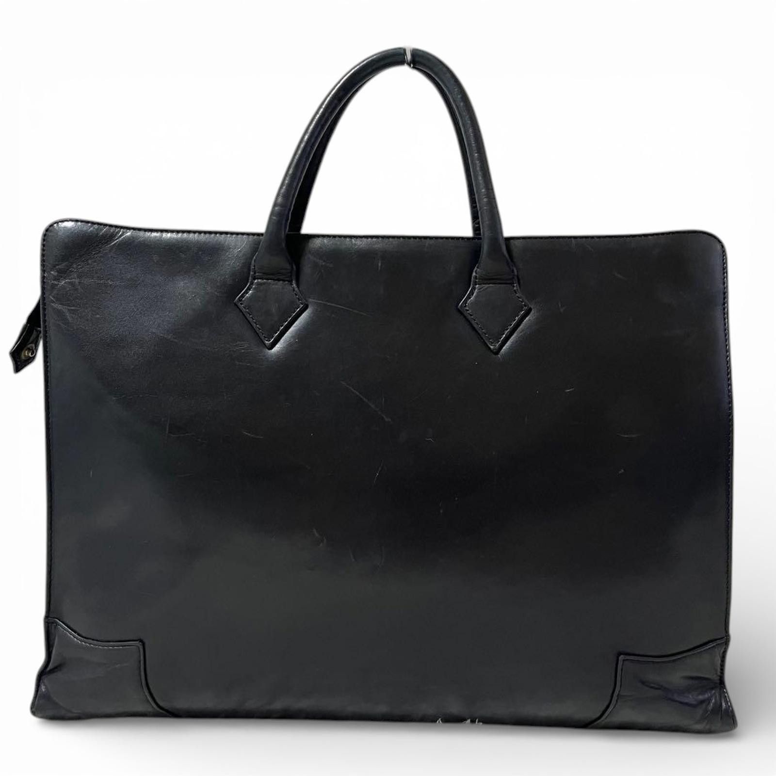 Vivienne Westwood Vivienne Westwood - Black Leather Large Tote Bag Size ONE SIZE - 3 Thumbnail