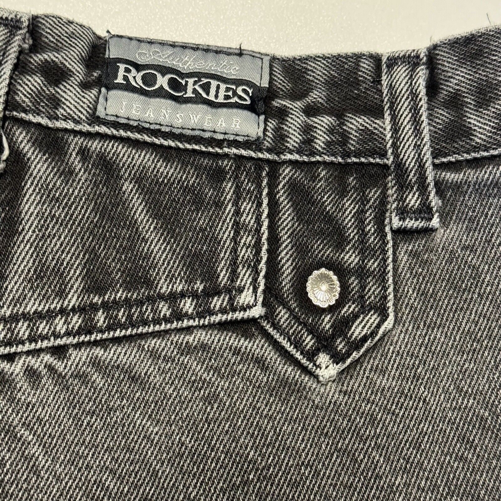 Vintage VTG Rockies Rocky Mountains Jeans Womens 9/10 (26x30) Size 32" / US 10 / IT 46 - 5 Thumbnail
