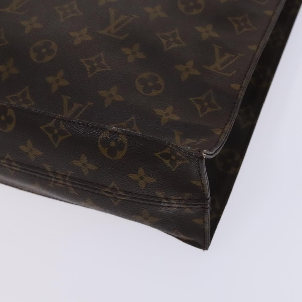 Louis Vuitton LOUIS VUITTON Monogram Sac Plat Hand Bag M51140 Size ONE SIZE - 15 Thumbnail