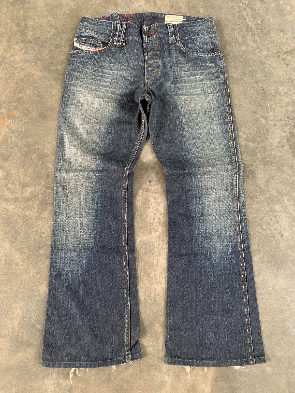 Diesel 2000s y2k diesel backler flared denim Size US 32 / EU 48 - 3 Thumbnail