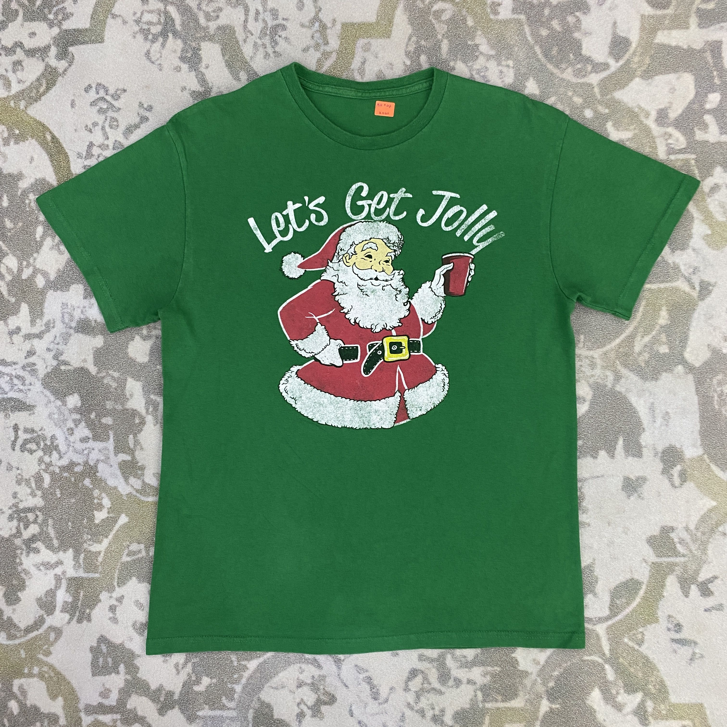 Vintage Santa with Red Solo Cup Let's Get Jolly Medium Shirt-K040 Size US M / EU 48-50 / 2 - 1 Thumbnail