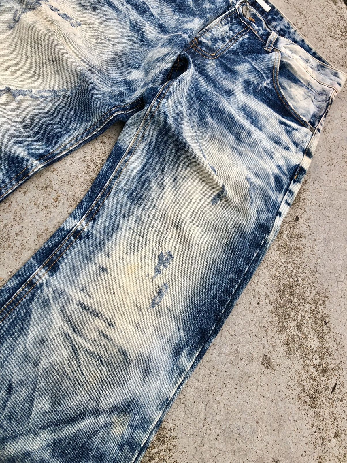 Bleach BLEACH ACID WASH DPSR DENIM Size US 34 / EU 50 - 4 Thumbnail