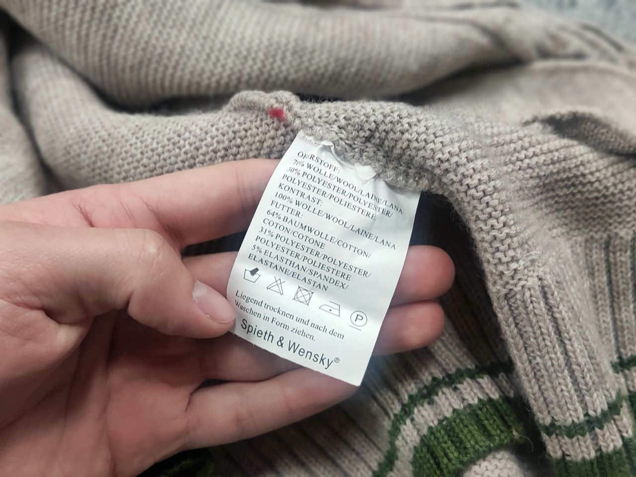 Vintage Spieth & Wensky German Design Knit Wool Blend Zip Hoodie Size US M / EU 48-50 / 2 - 19 Thumbnail
