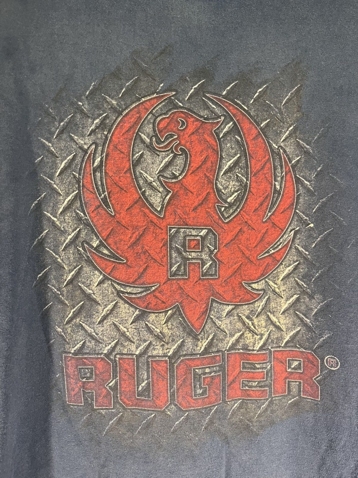 Vintage Ruger blue logo tee Size US XXL / EU 58 / 5 - 7 Thumbnail