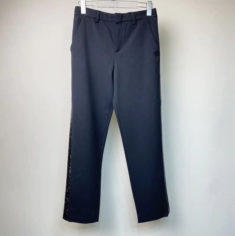 Miu Miu Miu Miu Black Cotton Casual Pants for Women 0089 Size 23" - 1 Thumbnail