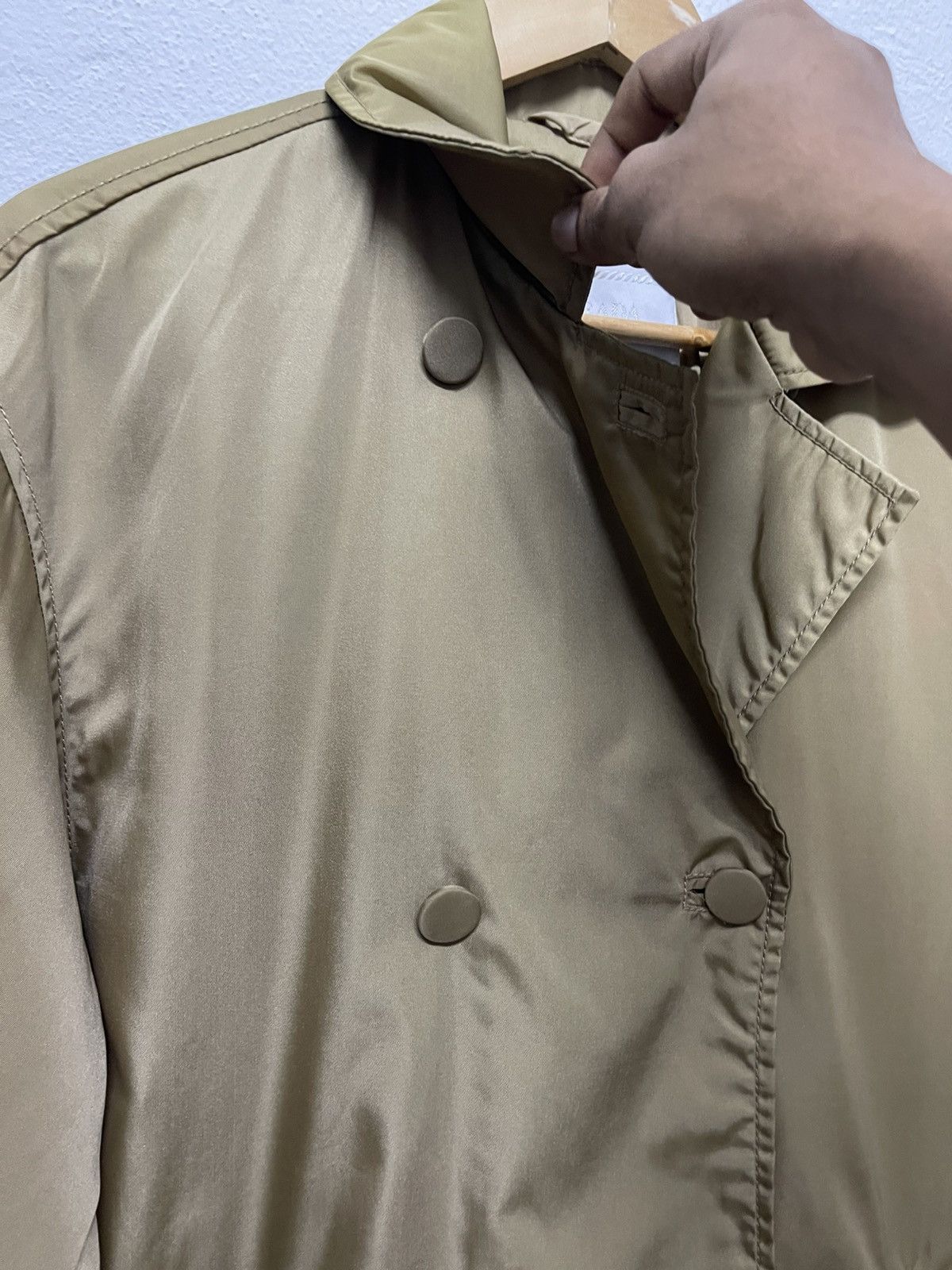 Prada SS99 PRADA MILANO NYLON TRENCH COAT SUN FADED Size M / US 6-8 / IT 42-44 - 9 Thumbnail