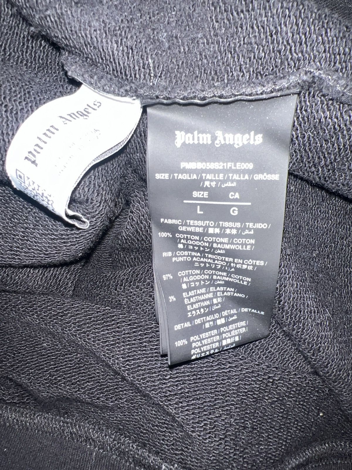 Palm Angels Palm Angels Classic Side Stripe Black Hoodie made in Italy Size US L / EU 52-54 / 3 - 4 Thumbnail
