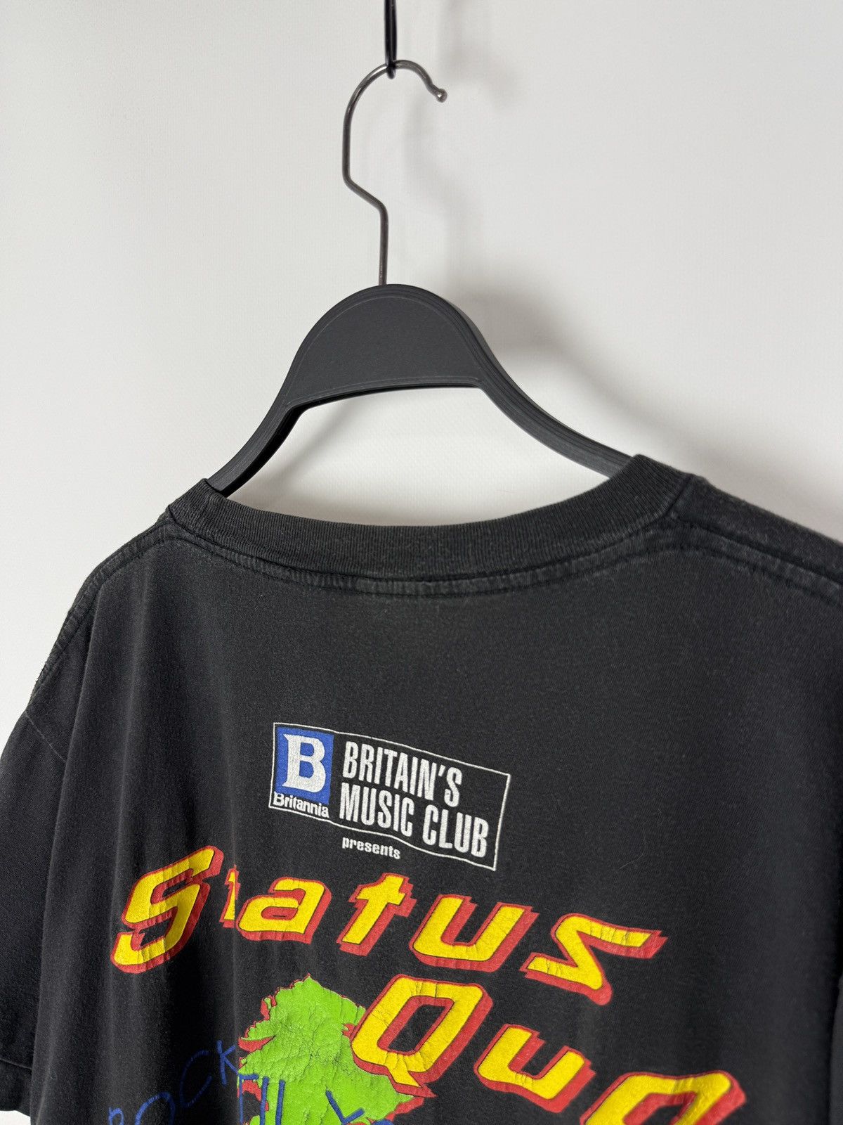 Band Tees 1991 Vintage Status Quo Rock’Til You Drop UK Tour Boxy Tee Size US L / EU 52-54 / 3 - 5 Thumbnail