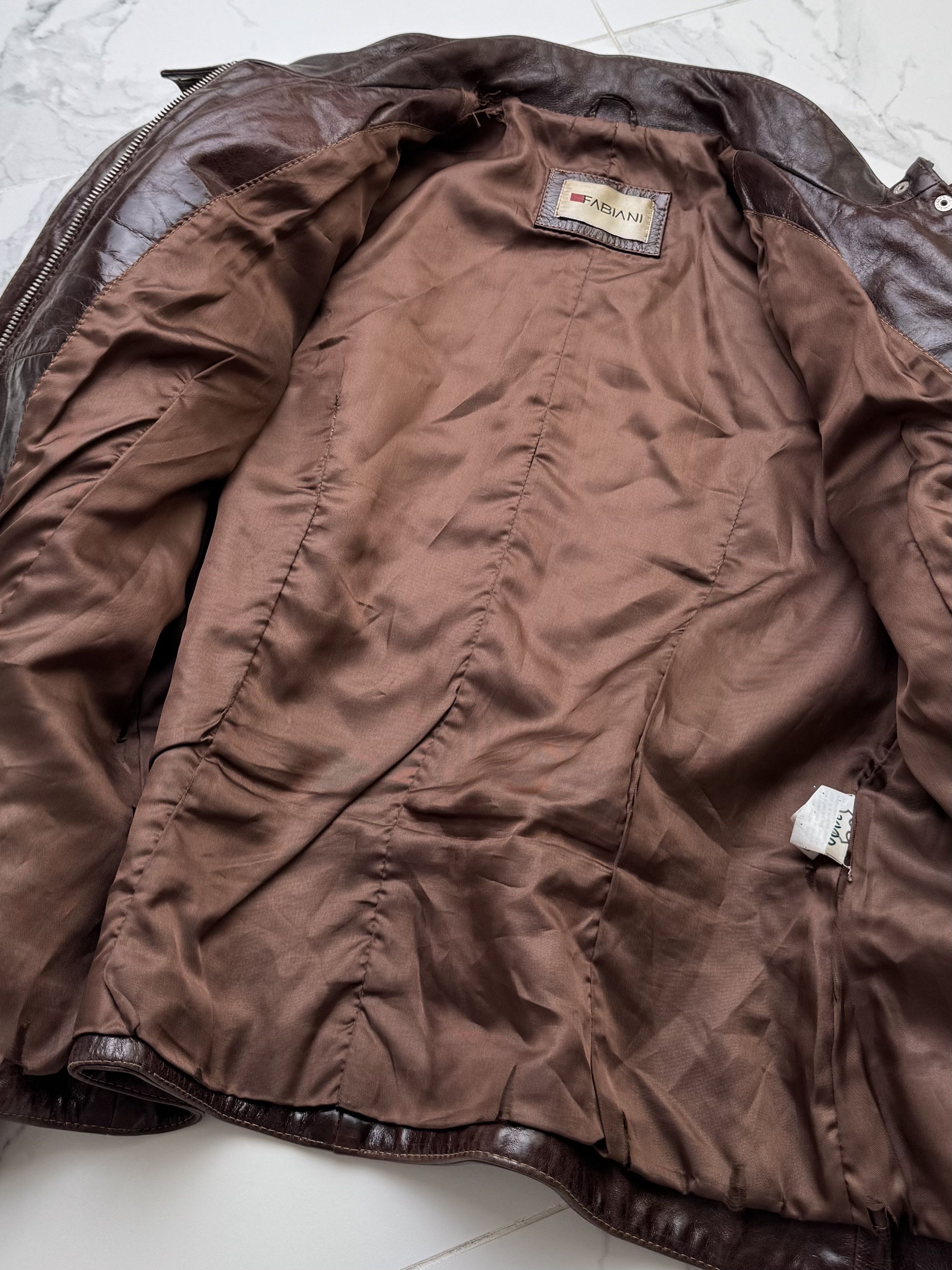 Genuine Leather Leather Biker Moto Jacket Womens L Fitted Y2K Zip Minimalist Size L / US 10 / IT 46 - 7 Thumbnail