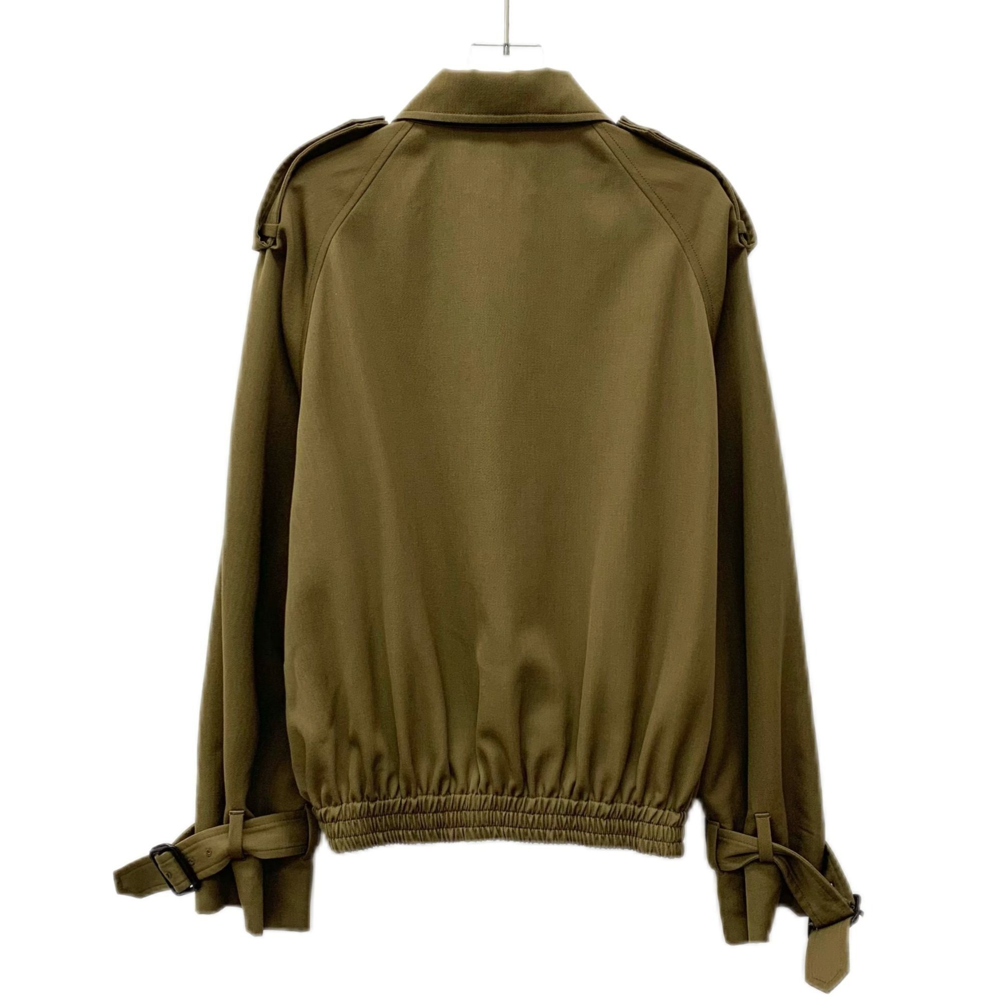 Miu Miu Miu Miu Khaki Green Oversized Cotton Jacket With Elastic Hem Size XS / US 0-2 / IT 36-38 - 2 Thumbnail