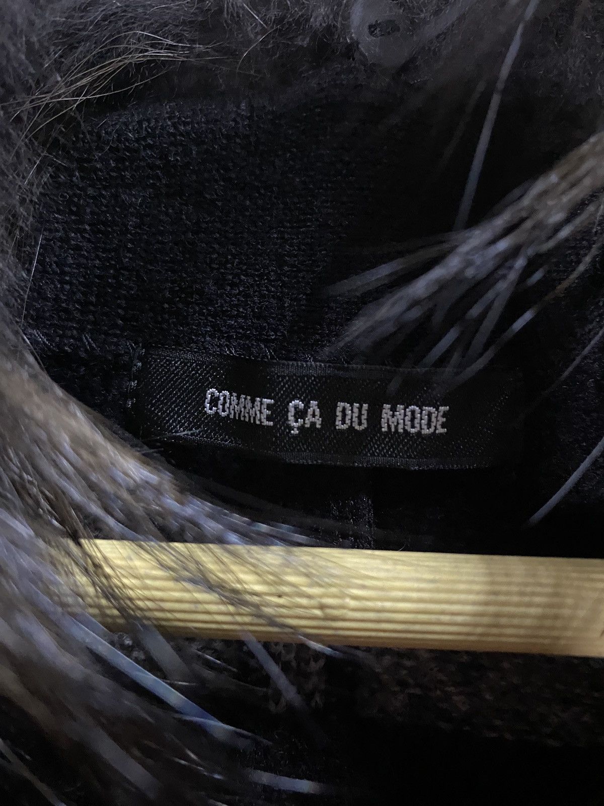 Comme Ca Ism × Japanese Brand Vintage Comme Ca Du Mode Fur Poncho Shawl Cape Size ONE SIZE - 6 Thumbnail