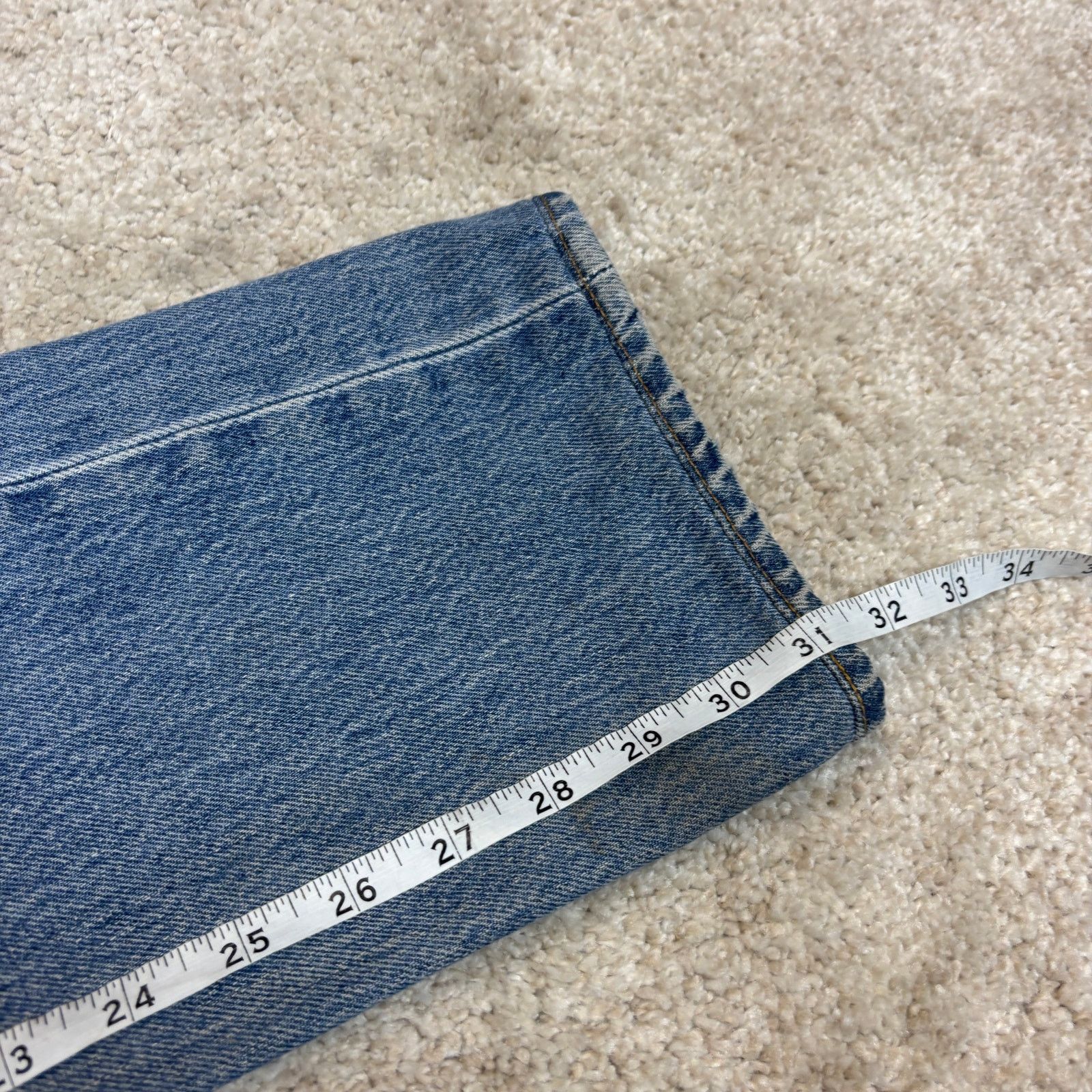 Levi's Vintage 90s Levi's 501 Straight Leg Jeans 30x31.5 Size US 30 / EU 46 - 8 Thumbnail