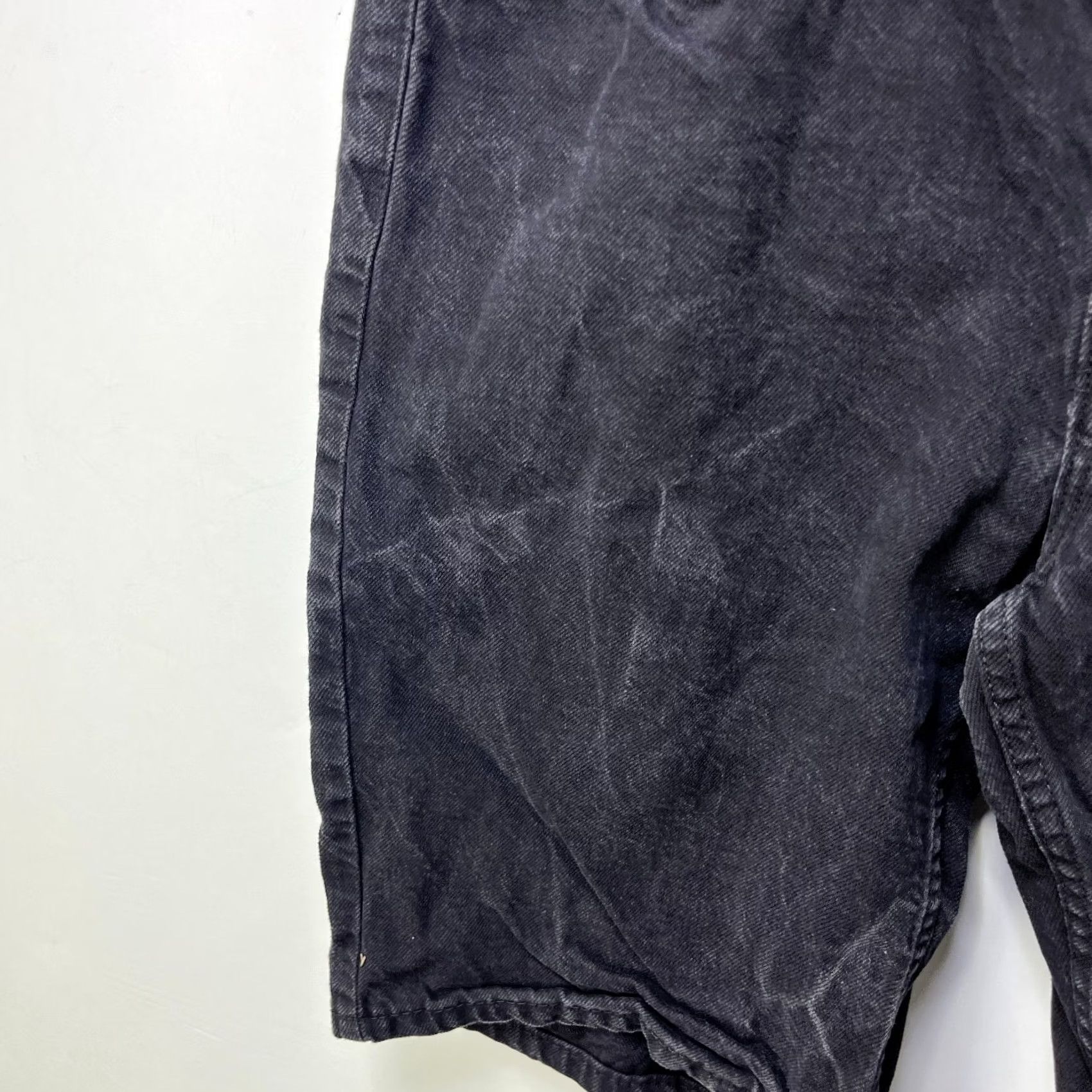 Levi's VINTAGE Levi's Black 32 Jorts Denim Bermuda 5-Pocket 90s Mens Shorts Size US 32 / EU 48 - 6 Thumbnail