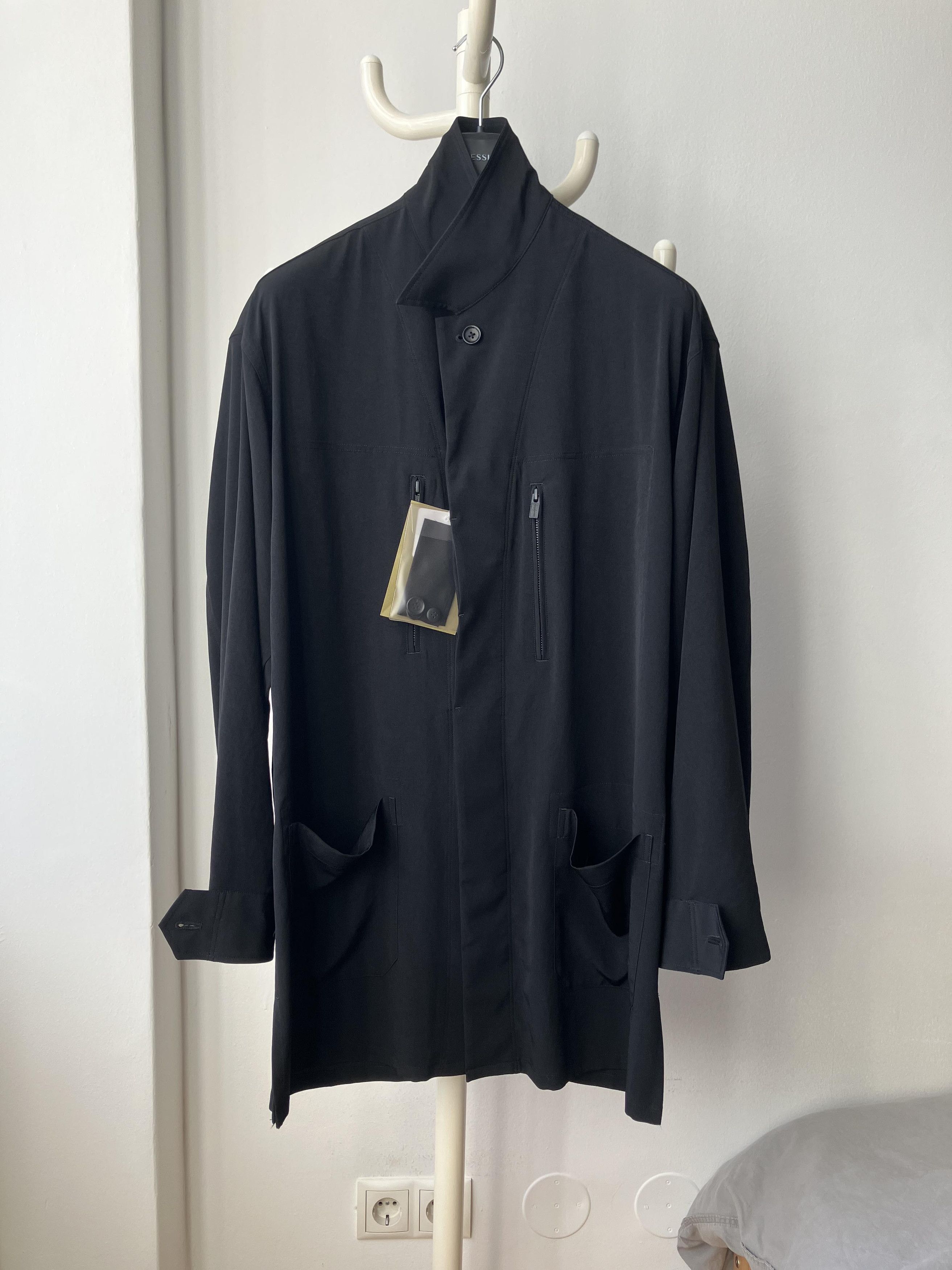 Yohji Yamamoto Yohji Yamamoto Pour Homme Tuxedo Shirt Jacket Size US M / EU 48-50 / 2 - 2 Thumbnail