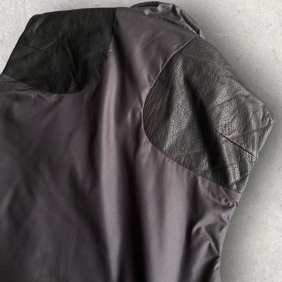 Number (N)ine N (N) FW08 Deer Leather Panel Down Vest Size US M / EU 48-50 / 2 - 3 Thumbnail