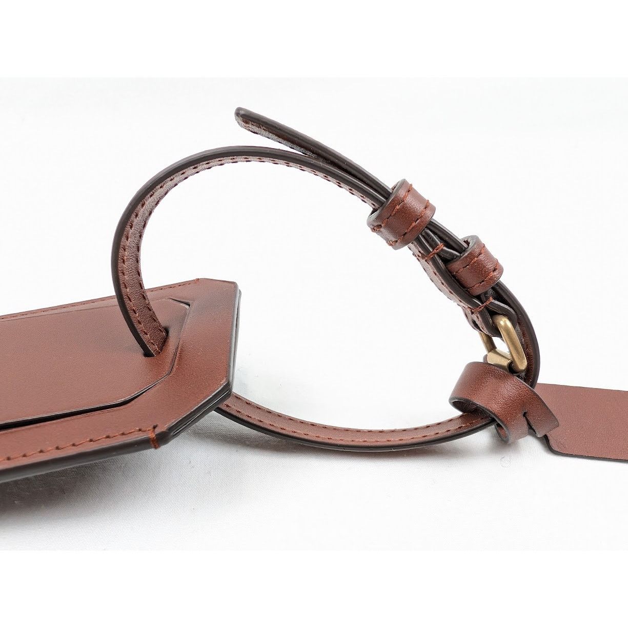 Saint Laurent Paris o1rshd1 Size : OS / Luggage Tag in Brown Size ONE SIZE - 7 Thumbnail