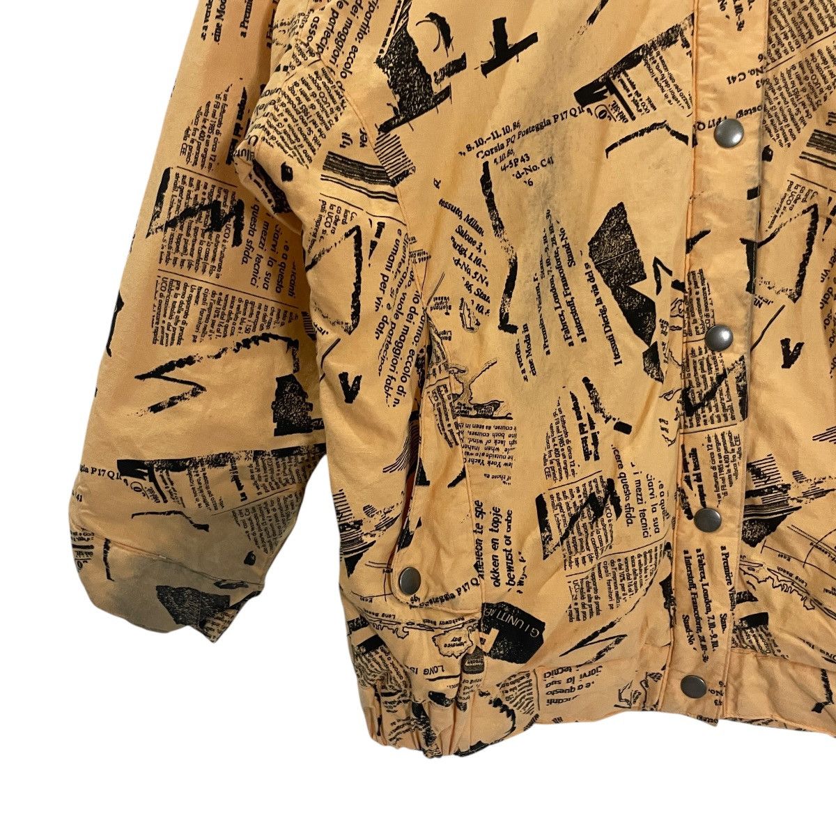 RENOWN Vintage Simple Life By Renown Newspaper Motive Jacket Size US M / EU 48-50 / 2 - 3 Thumbnail