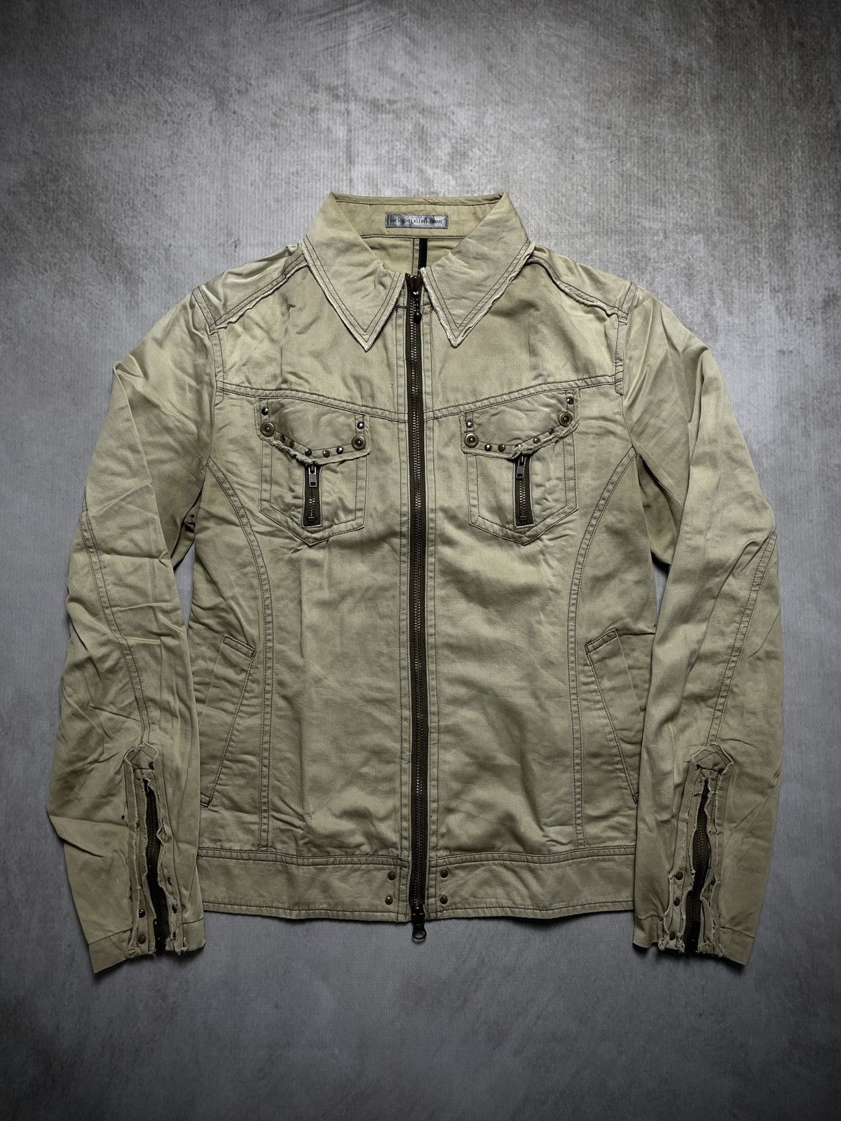 14th Addiction 2000’s Michel Klein Homme - Apocalypse Style Bikers Jacket Size US M / EU 48-50 / 2 - 1 Thumbnail