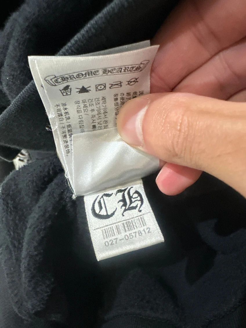 Chrome Hearts Chrome Hearts Floral Horseshoe Logo Zip-Up Hoodie Black Size US L / EU 52-54 / 3 - 5 Thumbnail