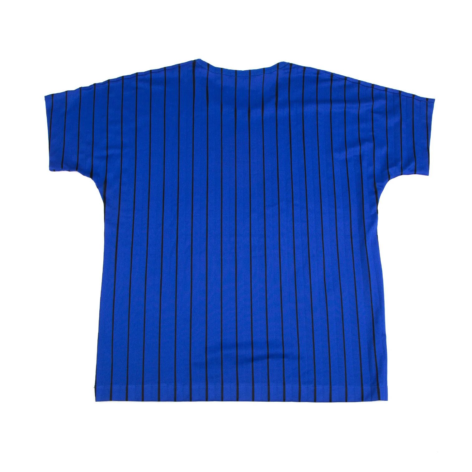 Issey Miyake Pleats Stripe T-Shirt in Blue Size 4 Size US XL / EU 56 / 4 - 7 Thumbnail