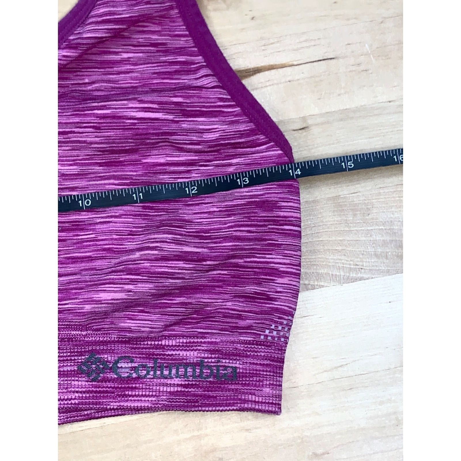 Pinko Columbia Sports Bra Womens L Pink Racerback Activewear Gym #4693 Size ONE SIZE - 6 Thumbnail