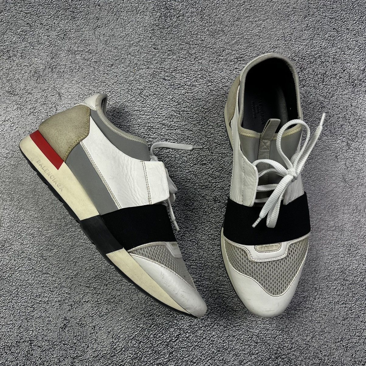 image of Balenciaga Race Runner Sneakers In Multicolor, Women's (Size 9)