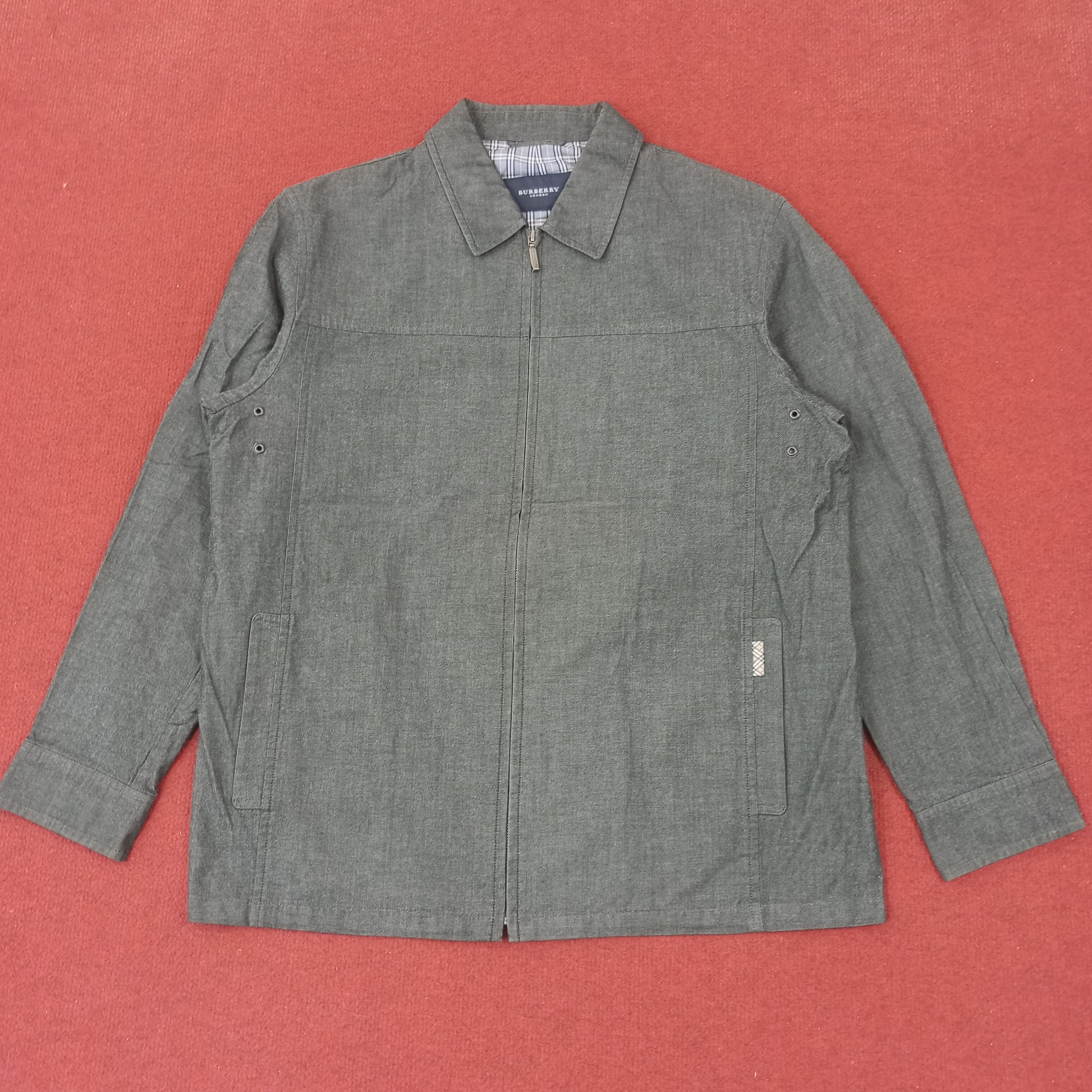 Burberry × Vintage Burberry London Fashion Brand Custom Art Jacket c222n17 Size US L / EU 52-54 / 3 - 3 Thumbnail