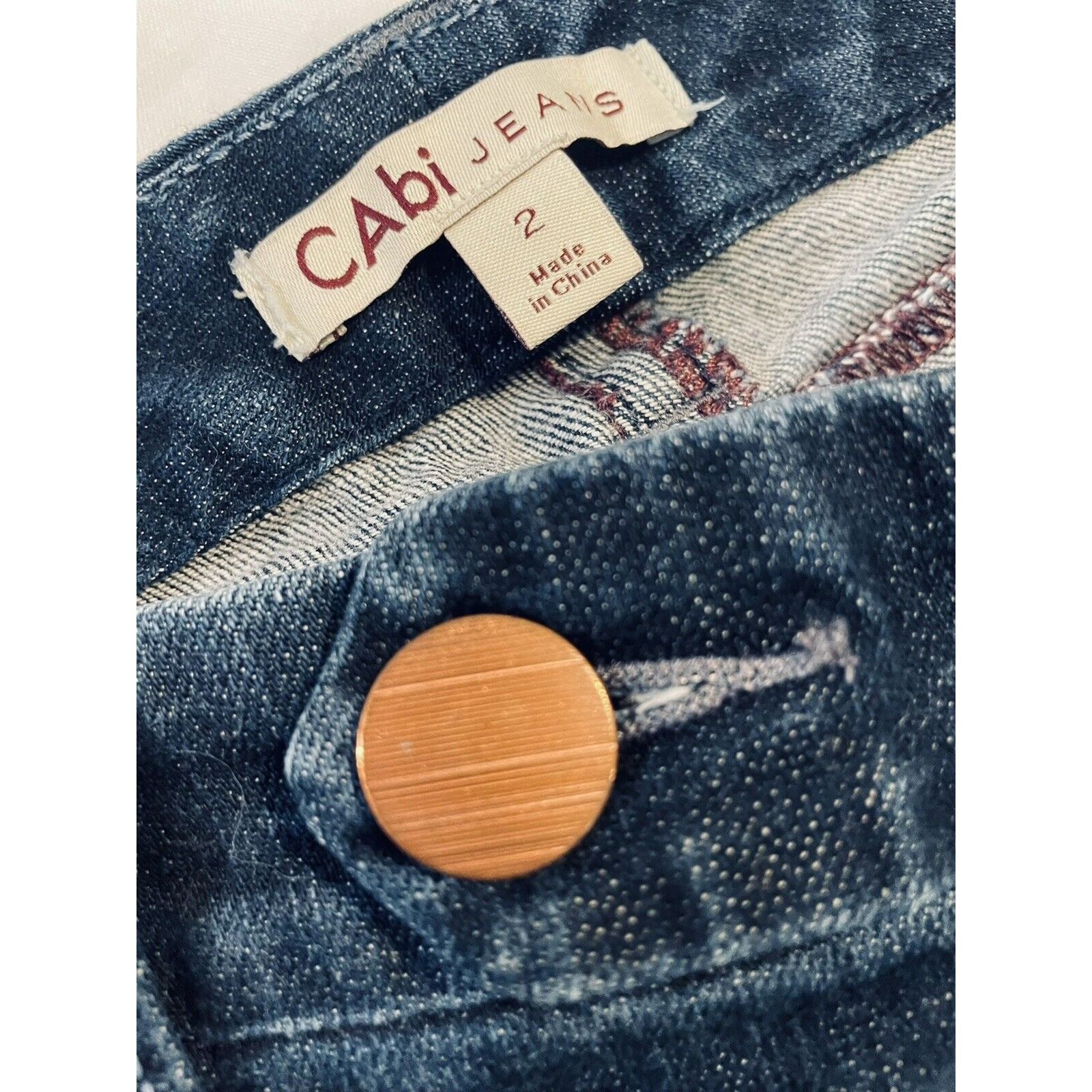 Other CAbi Jean Bermuda Shorts Women Size 2 Stretch Thick Denim Da Size 26" / US 2 / IT 38 - 5 Thumbnail