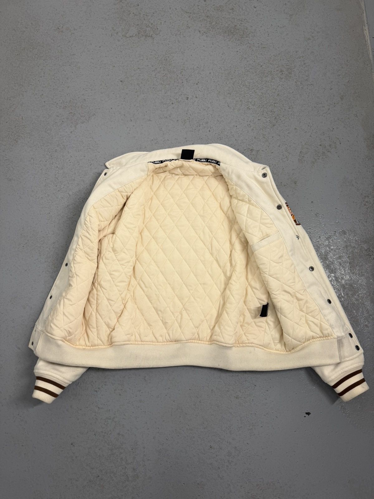 Fubu Vintage Fubu For Us By Us Baxk Embroidered Logo Bomber Size US L / EU 52-54 / 3 - 10 Thumbnail