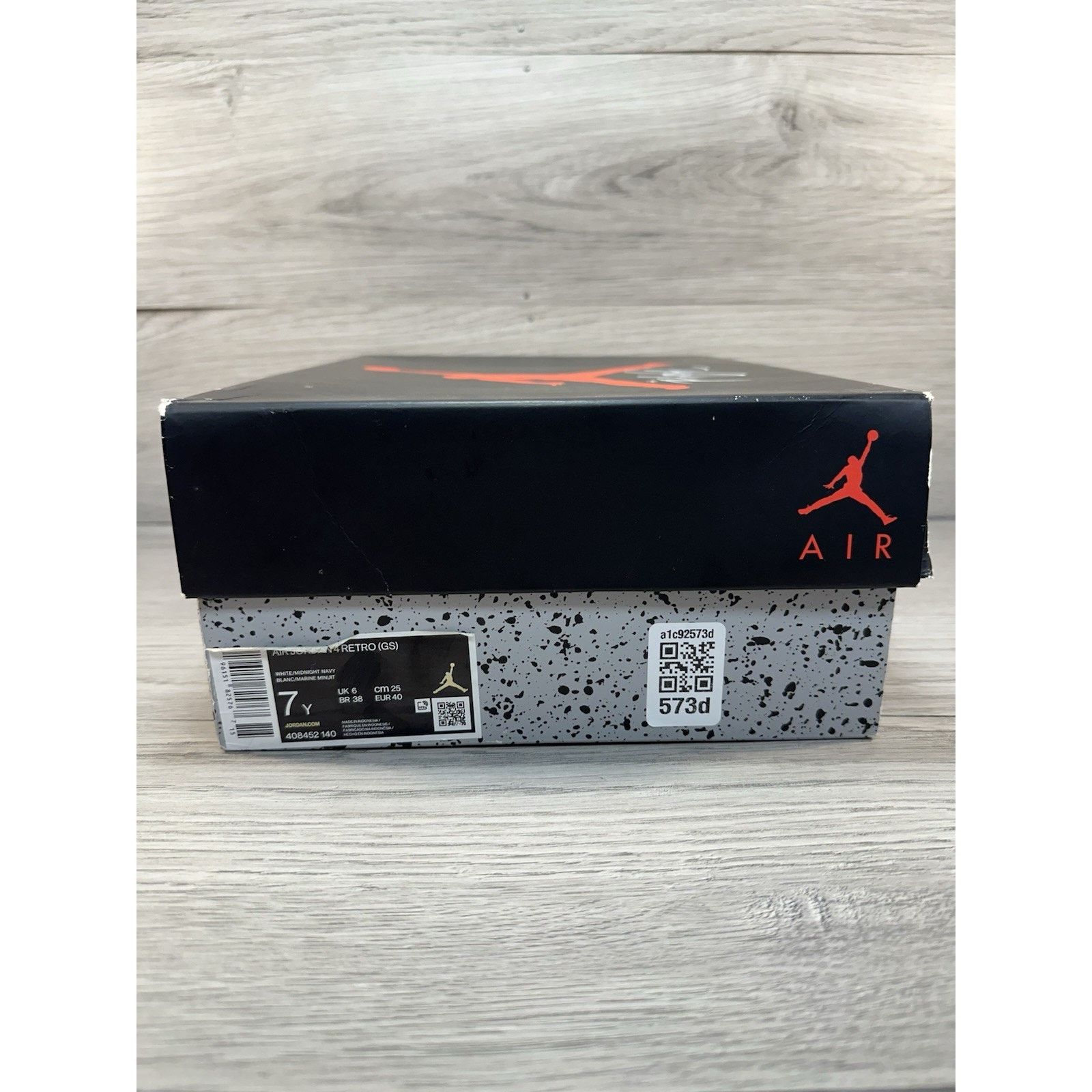 Jordan Brand Jordan 4 Retro Midnight Navy GS - Size 7y Size US 7 / EU 40 - 8 Thumbnail