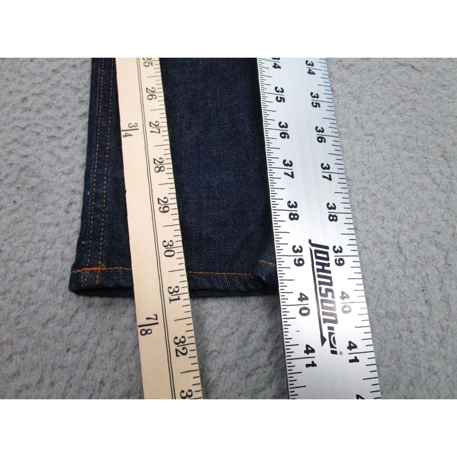 Denime Acne Jeans Women's 25 Blue Skinny Slim Low Rise Denim Pants Size 25" / US 0 / IT 36 - 4 Thumbnail