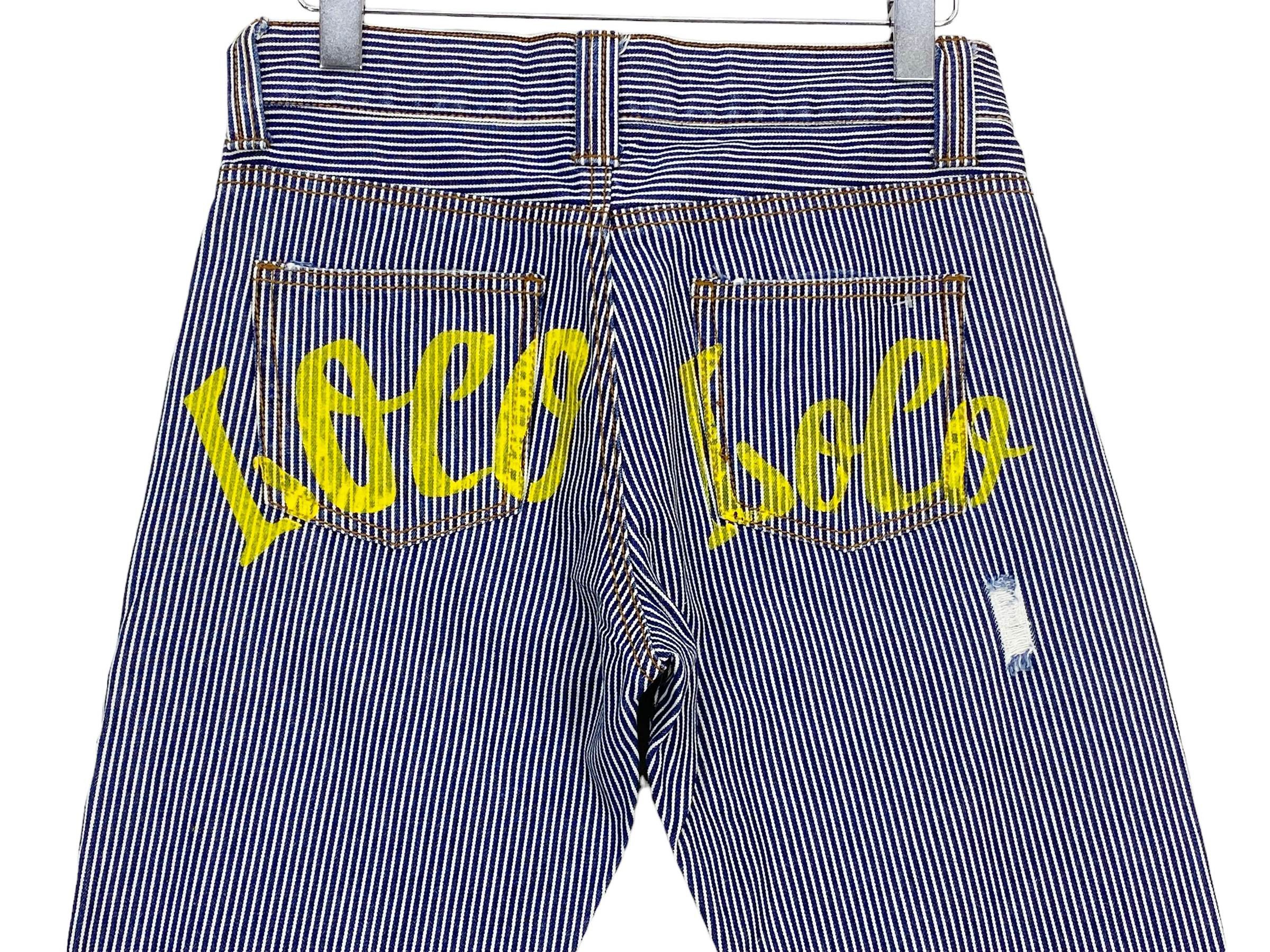 Japanese Brand DailyTropics Hickory Striped Pants Japanese Vintage Trousers Size US 29 - 6 Thumbnail