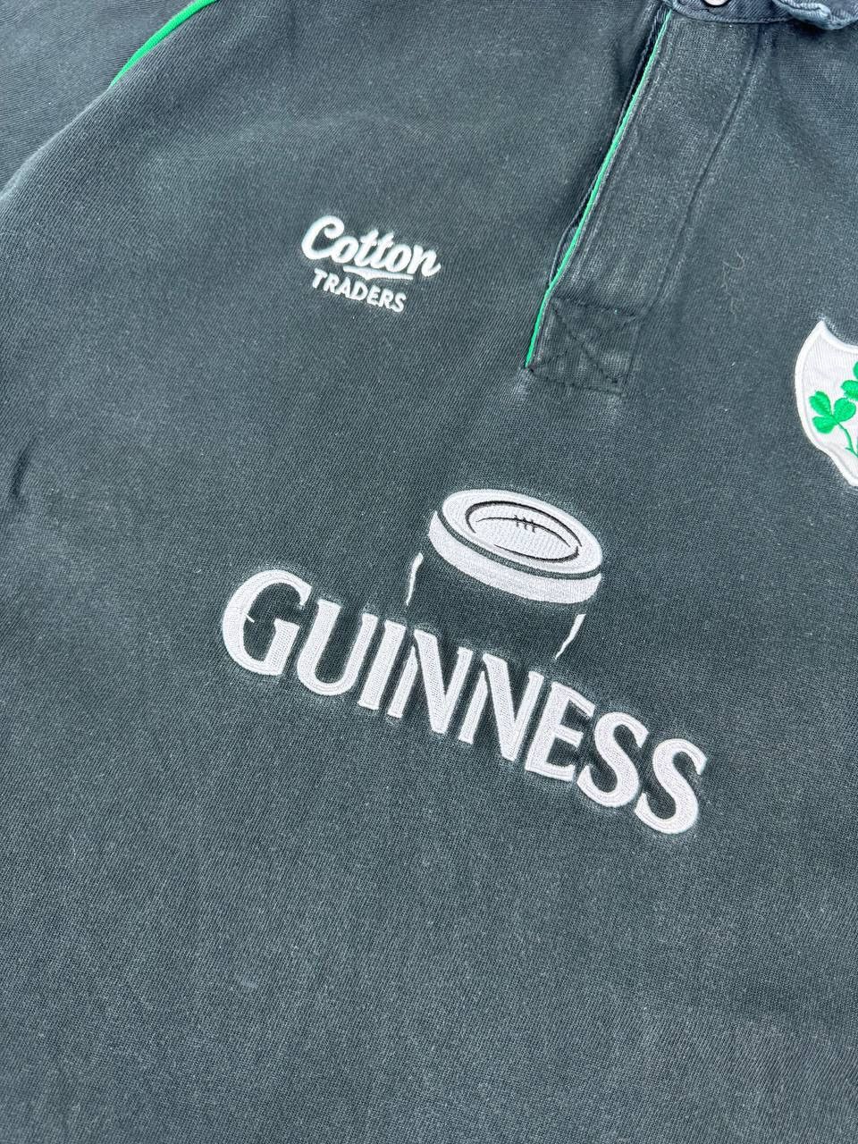 Cotton Traders Vintage Cotton Traders Guinness Ireland Rugby Polo Shirt Size US XL / EU 56 / 4 - 3 Thumbnail