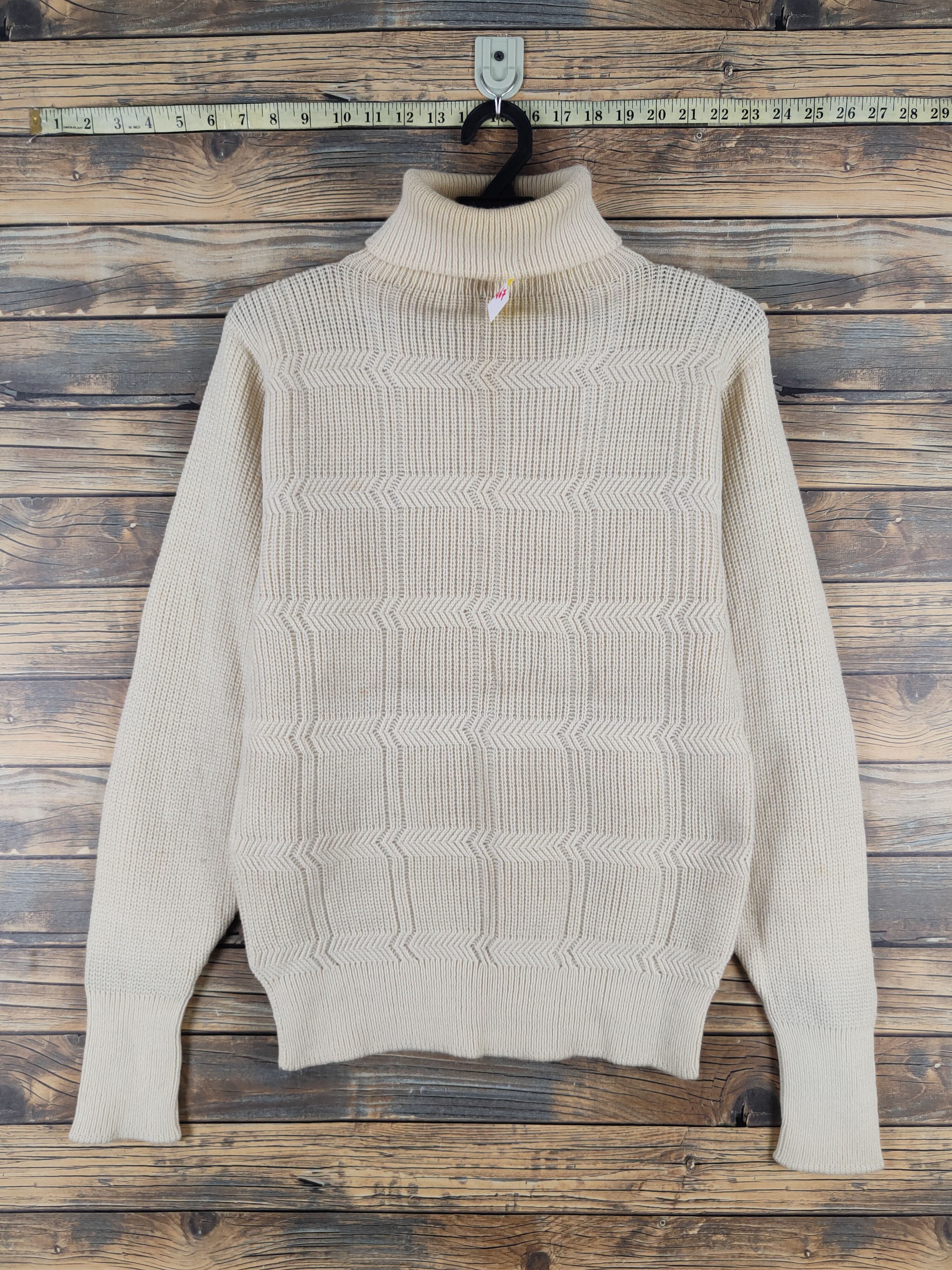 Homespun Knitwear × Japanese Brand × Vintage MatsuzaKaya japan vintage Cream Knitwear Sweatshirts#W1467 Size US S / EU 44-46 / 1 - 1 Thumbnail
