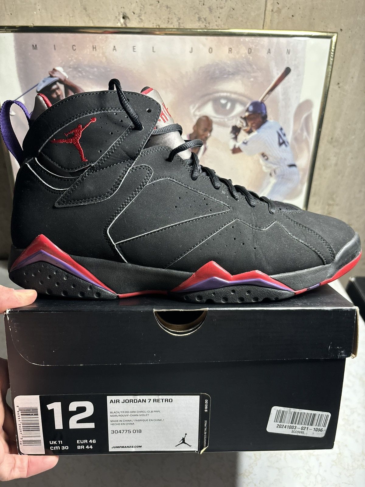 Jordan Brand Air Jordan 7 Retro 2012 raptor Size US 12 / EU 45 - 1 Thumbnail